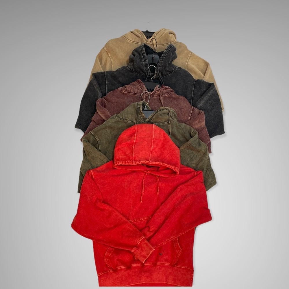 Mineral tie dyed hoodie/ all size unisex
